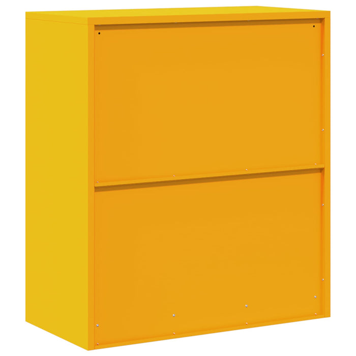 Dulap de depozitare cu depozitare Galben muștar 80 x 40 x 90 cm - WALTI WALTI