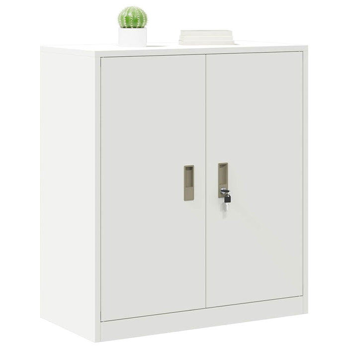 Dulap de depozitare Alb 80 x 40 x 90 cm Oțel Laminat la Rece - WALTI WALTI