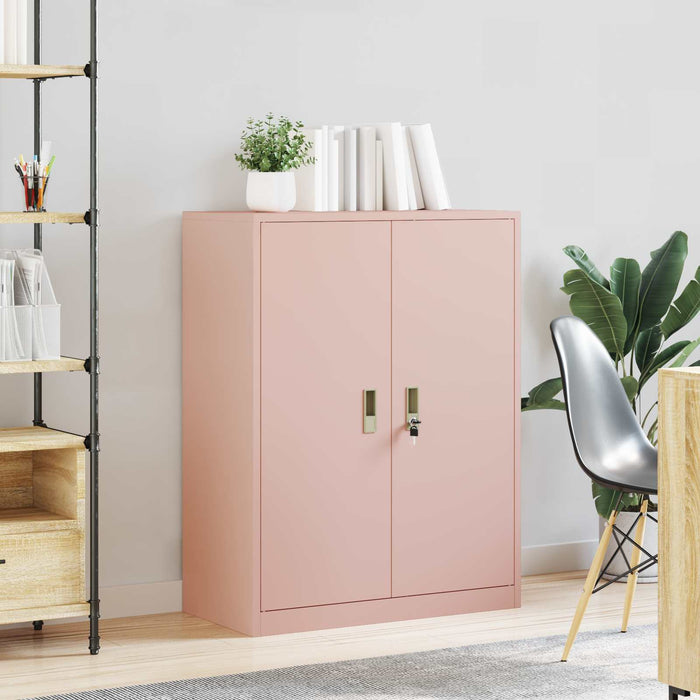 Dulap de depozitare Roz 80 x 40 x 105 cm Oțel Laminat la Rece - WALTI WALTI