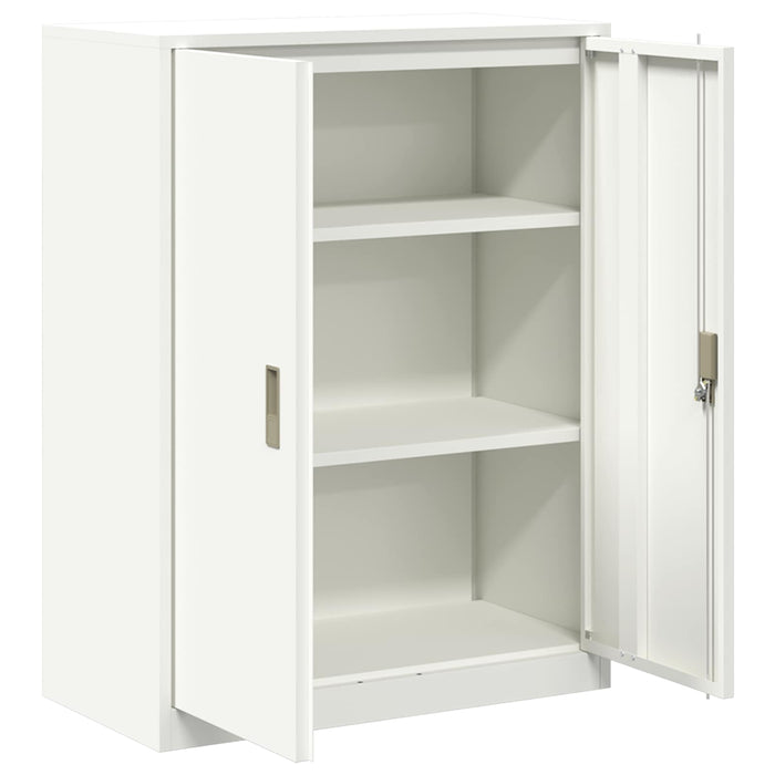 Dulap de depozitare Alb 80 x 40 x 105 cm Oțel Laminat la Rece - WALTI WALTI