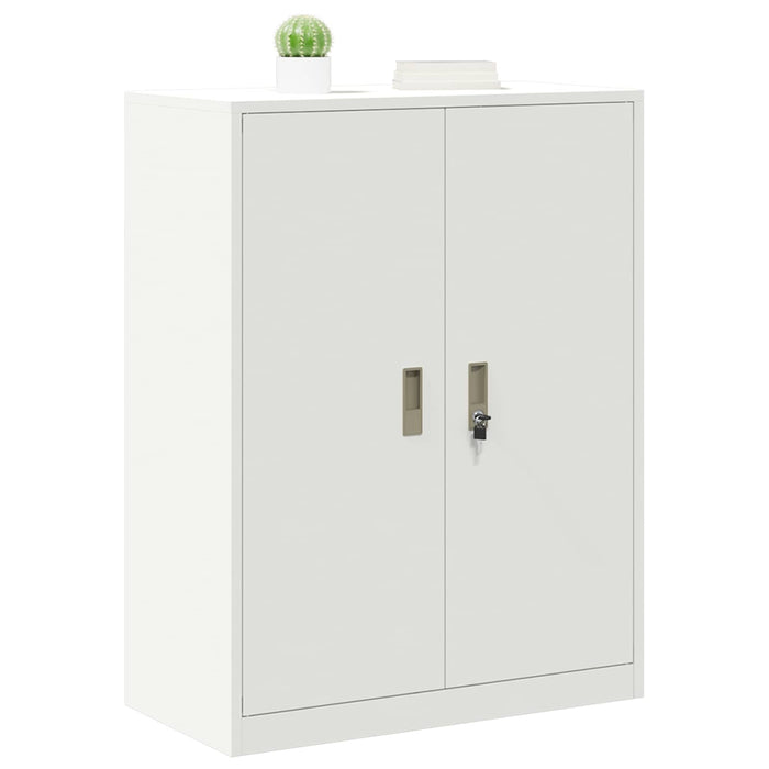 Dulap de depozitare Alb 80 x 40 x 105 cm Oțel Laminat la Rece - WALTI WALTI