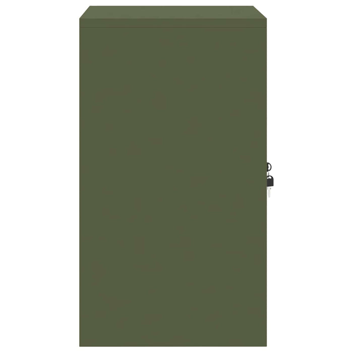 Dulap de depozitare Verde măsliniu 60 x 40 x 70 cm Oțel WALTI