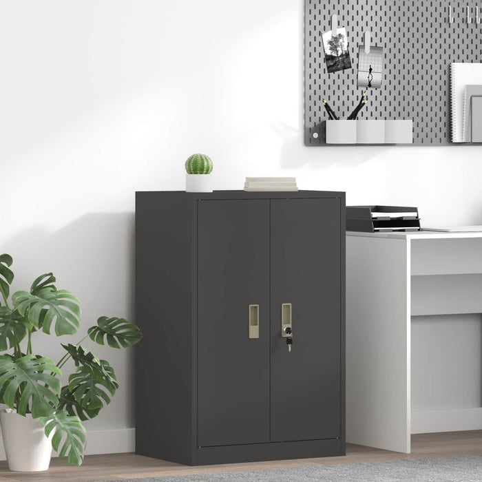 Dulap de depozitare Negru 60 x 40 x 90 cm Oțel Laminat la Rece - WALTI WALTI
