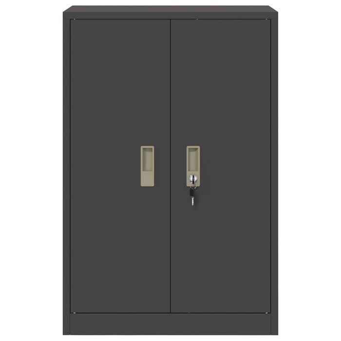 Dulap de depozitare Negru 60 x 40 x 90 cm Oțel Laminat la Rece - WALTI WALTI