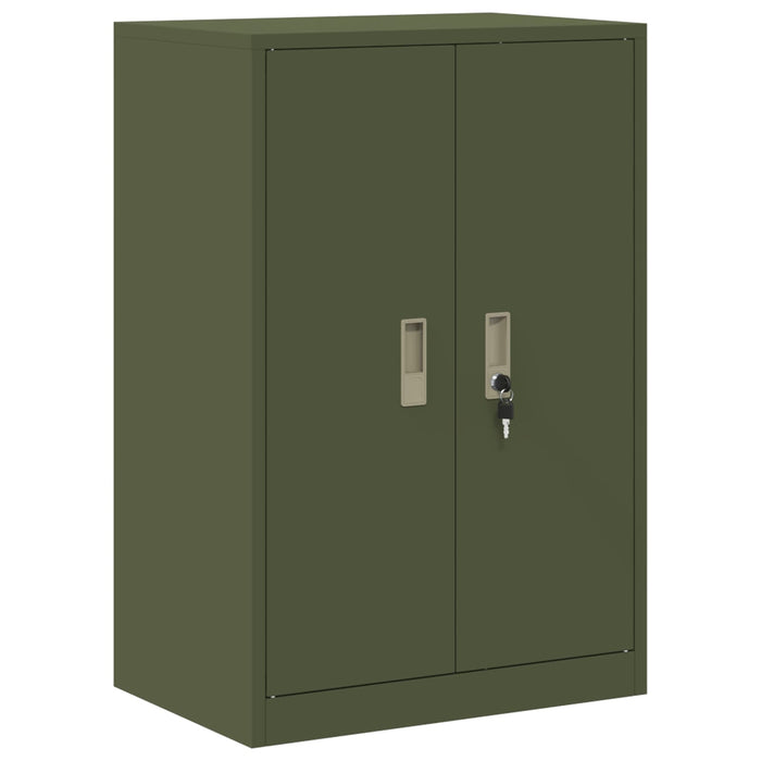 Dulap de depozitare Verde măsliniu 60 x 40 x 90 cm Oțel WALTI