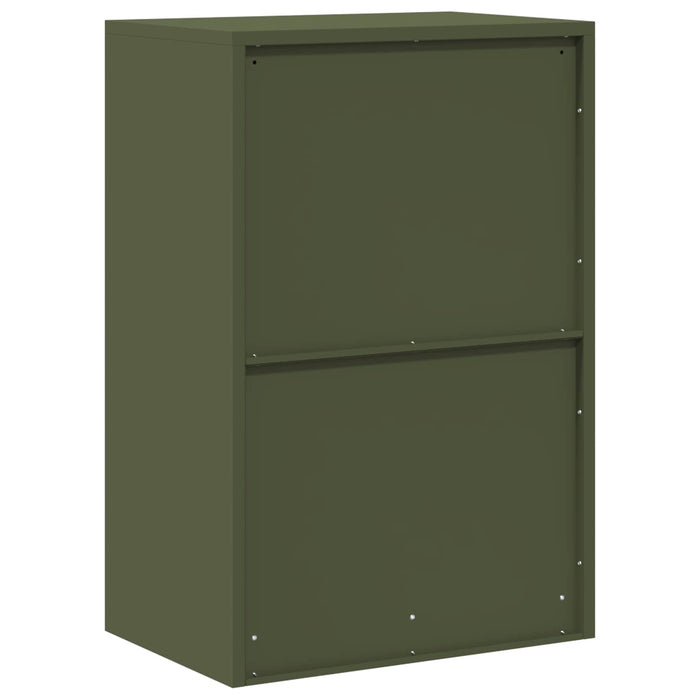 Dulap de depozitare Verde măsliniu 60 x 40 x 90 cm Oțel WALTI