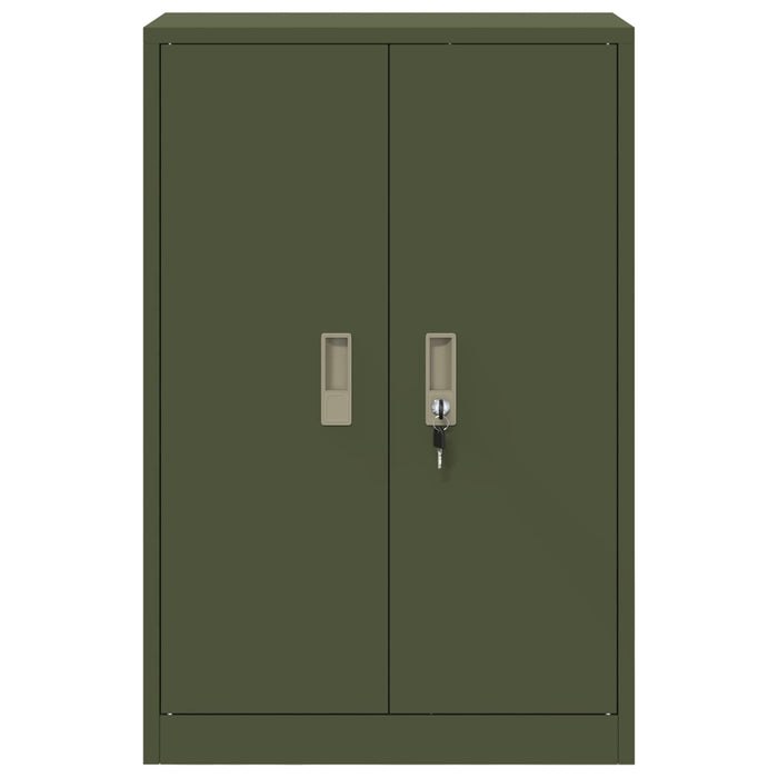 Dulap de depozitare Verde măsliniu 60 x 40 x 90 cm Oțel WALTI