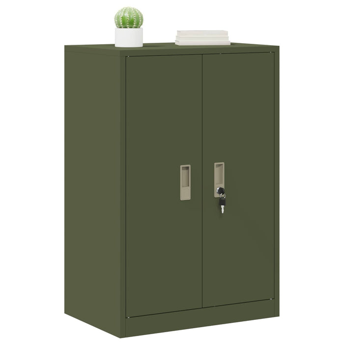 Dulap de depozitare Verde măsliniu 60 x 40 x 90 cm Oțel WALTI