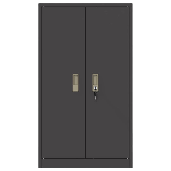 Dulap de depozitare Negru 60 x 40 x 105 cm Oțel WALTI
