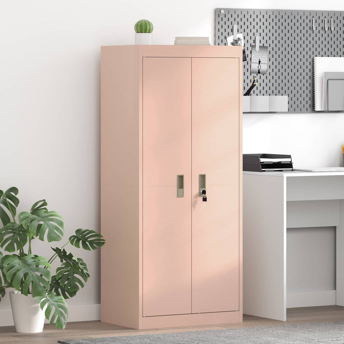 Dulap de depozitare Roz 60 x 40 x 140 cm Oțel WALTI