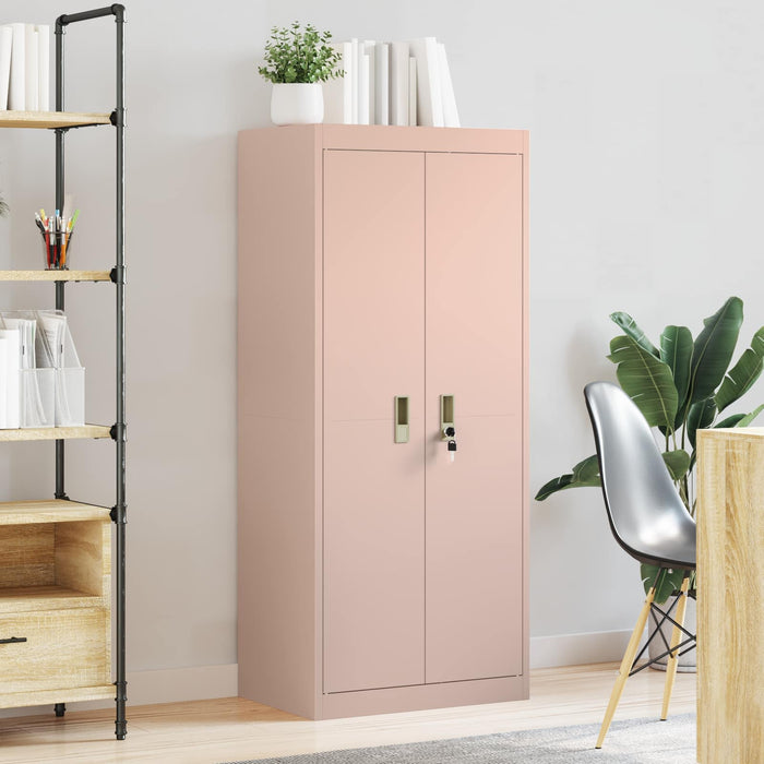 Dulap de depozitare Roz 60 x 40 x 140 cm Oțel WALTI