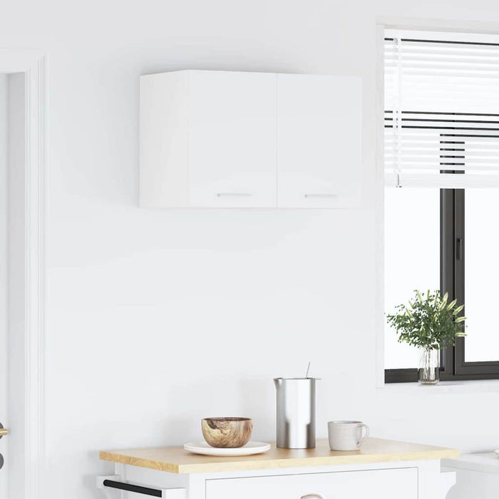 Dulap suspendat Riga 2 pcs Alb 30 x 31 x 40 cm Lemn compozit - WALTI WALTI