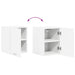 Dulap suspendat Riga 2 pcs Alb 30 x 31 x 40 cm Lemn compozit - WALTI WALTI