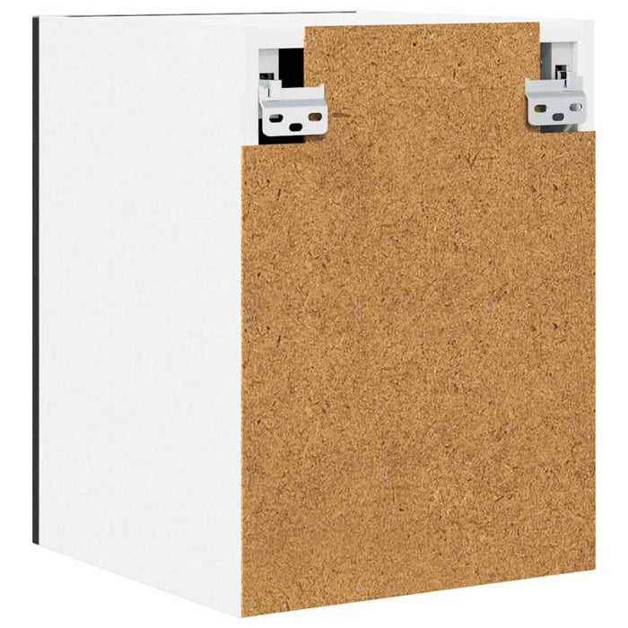 Dulap suspendat cu ușă Riga Stejar negru și Alb 30 x 31 x 40 cm - WALTI WALTI