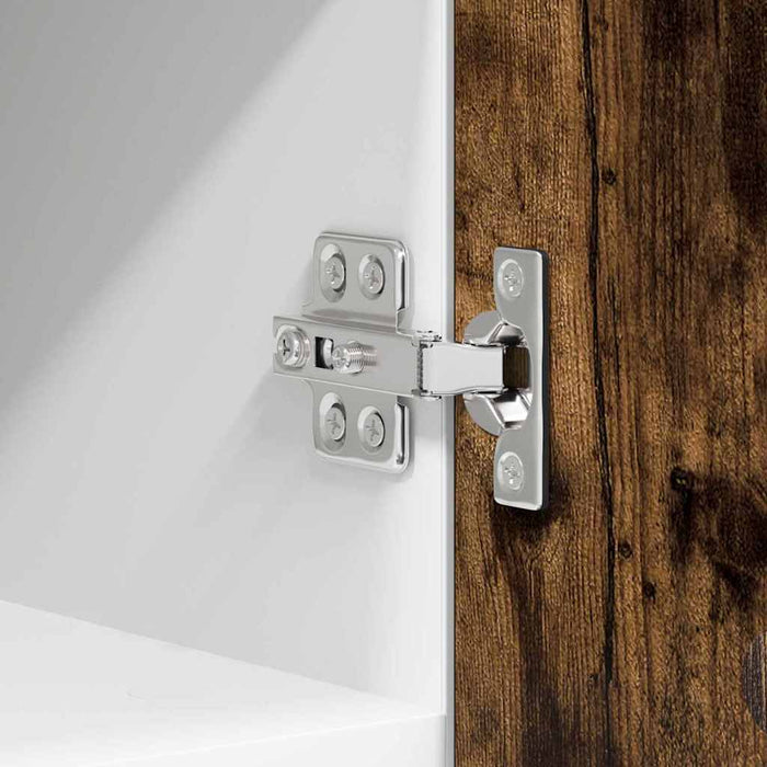 Dulap suspendat Riga 2 pcs Stejar afumat și alb 30 x 31 x 40 cm - WALTI WALTI