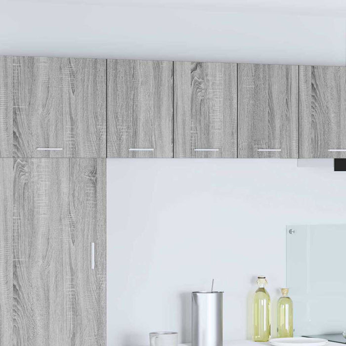 Dulap suspendat cu ușă Riga Gri Sonoma și Alb 30 x 31 x 40 cm - WALTI WALTI