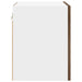 Dulap suspendat Riga 2 pcs Stejar afumat și alb 40 x 31 x 40 cm - WALTI WALTI