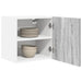 Dulap suspendat Riga 2 pcs Gri Sonoma și Alb 40 x 31 x 40 cm - WALTI WALTI