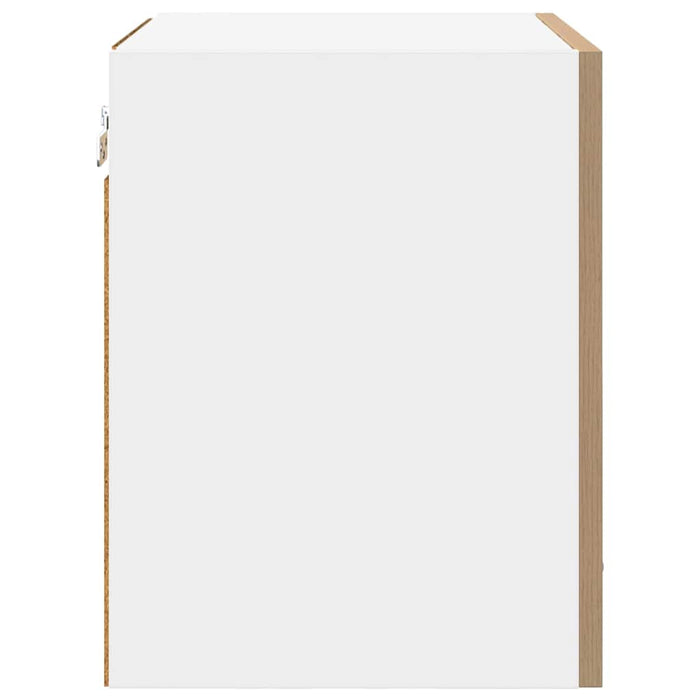 Dulap suspendat Riga Stejar Artisan și Alb 40 x 31 x 40 cm - WALTI WALTI