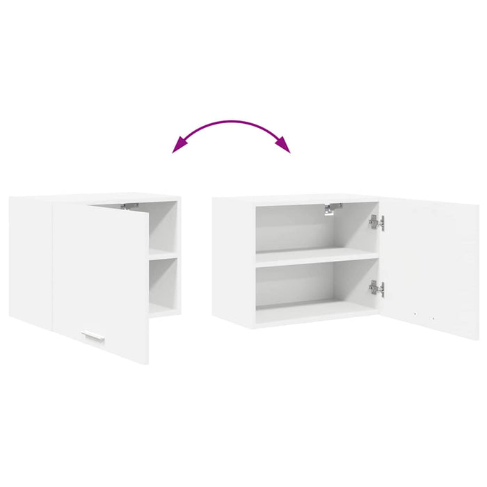 Dulap suspendat cu raft Riga Alb 50 x 31 x 40 cm Lemn compozit - WALTI WALTI