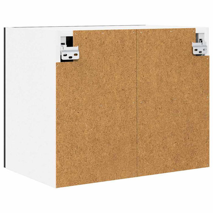 Dulap suspendat cu ușă Riga Stejar negru și Alb 50 x 31 x 40 cm - WALTI WALTI