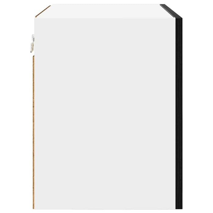 Dulap suspendat Riga 2 pcs Stejar negru și Alb 50 x 31 x 40 cm - WALTI WALTI