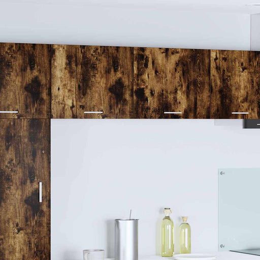 Dulap suspendat Riga 2 pcs Stejar afumat și alb 50 x 31 x 40 cm - WALTI WALTI