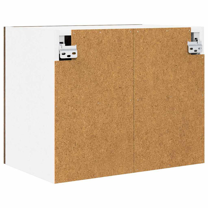 Dulap suspendat Riga 2 pcs Stejar afumat și alb 50 x 31 x 40 cm - WALTI WALTI