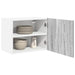 Dulap suspendat Riga 2 pcs Gri Sonoma și Alb 50 x 31 x 40 cm - WALTI WALTI
