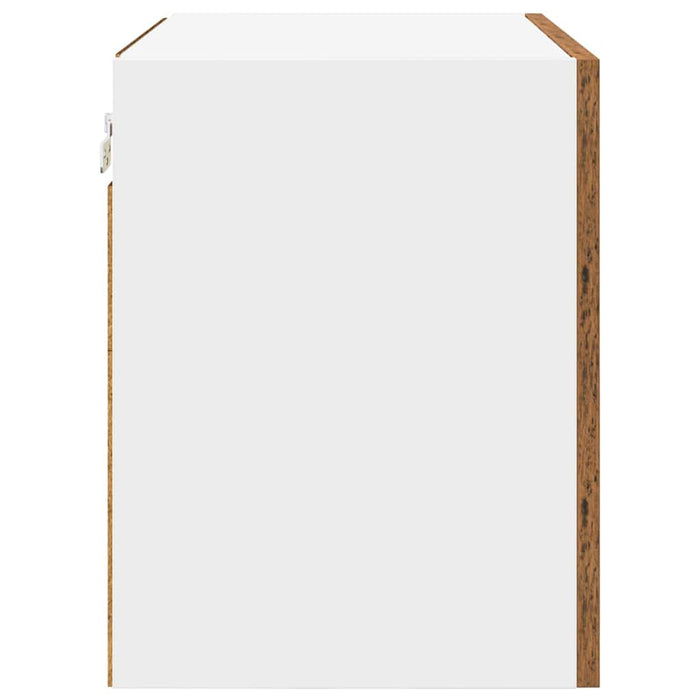 Dulap suspendat Riga 2 pcs Lemn vechi și Alb 50 x 31 x 40 cm - WALTI WALTI