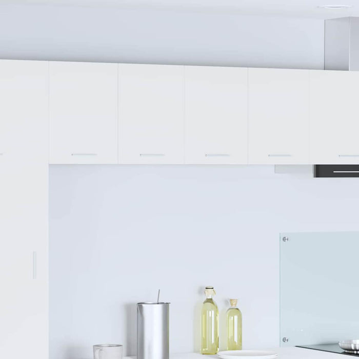 Dulap suspendat Riga 2 pcs Alb 60 x 31 x 40 cm Lemn compozit - WALTI WALTI