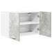 Dulap suspendat Riga 2 pcs Gri beton și Alb 60 x 31 x 40 cm - WALTI WALTI