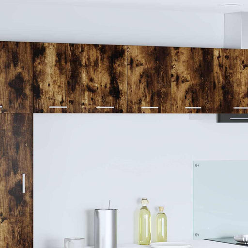 Dulap suspendat Riga Stejar afumat și alb 60 x 31 x 40 cm - WALTI WALTI