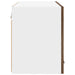 Dulap suspendat Riga 2 pcs Stejar afumat și alb 60 x 31 x 40 cm - WALTI WALTI
