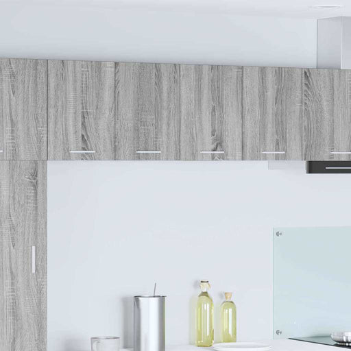 Dulap suspendat cu ușă Riga Gri Sonoma și Alb 60 x 31 x 40 cm - WALTI WALTI