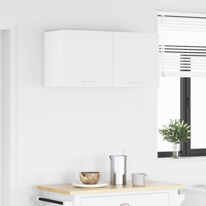 Dulap suspendat cu ușă Riga Alb 80 x 31 x 40 cm Lemn compozit - WALTI WALTI