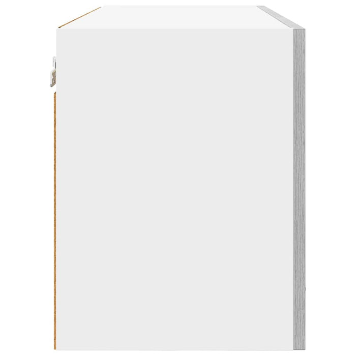 Dulap suspendat Riga Gri Sonoma 80 x 31 x 40 cm Lemn compozit - WALTI WALTI