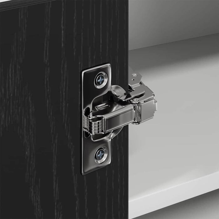 Dulap suspendat Riga Stejar negru și Alb 57 x 57 x 40 cm - WALTI WALTI