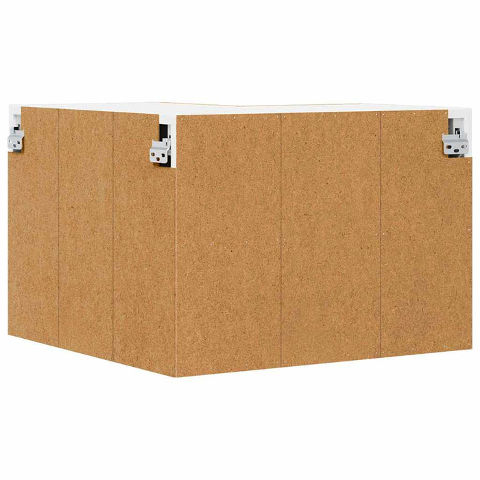 Dulap suspendat Riga Stejar Sonoma și Alb 57 x 57 x 40 cm - WALTI WALTI