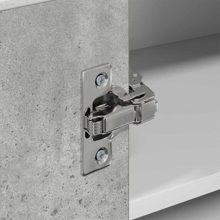 Dulap suspendat Riga Gri beton și Alb 57 x 57 x 40 cm - WALTI WALTI