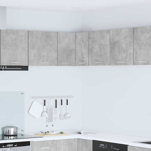 Dulap suspendat Riga Gri beton și Alb 57 x 57 x 40 cm - WALTI WALTI