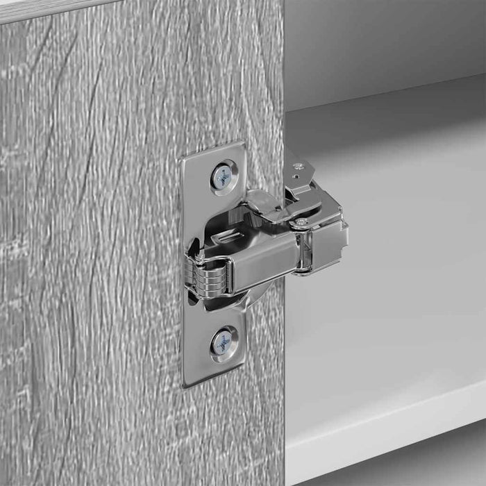 Dulap suspendat Riga Gri Sonoma și Alb 57 x 57 x 40 cm - WALTI WALTI