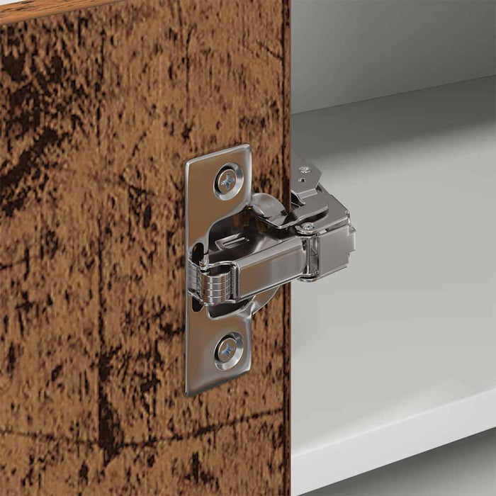 Dulap suspendat Riga Lemn vechi și Alb 57 x 57 x 40 cm - WALTI WALTI