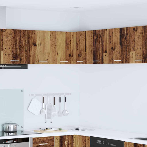 Dulap suspendat Riga Lemn vechi și Alb 57 x 57 x 40 cm - WALTI WALTI