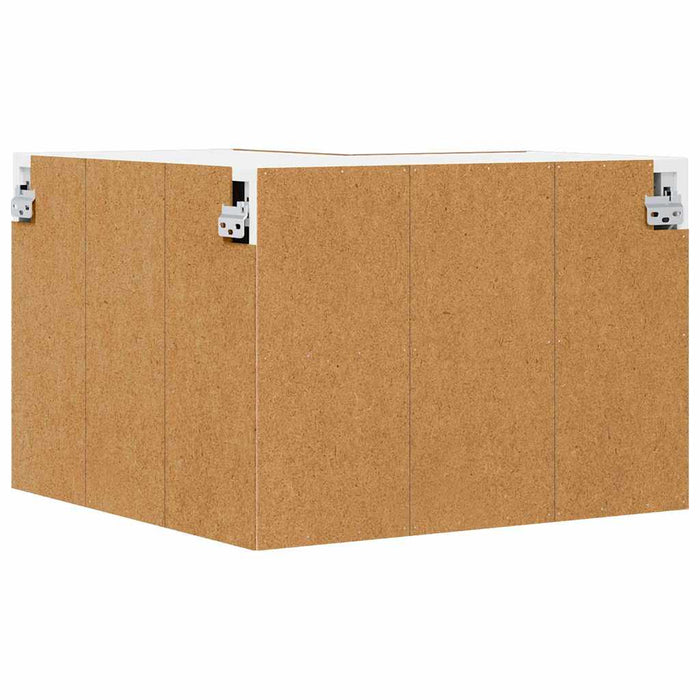 Dulap suspendat Riga Lemn vechi și Alb 57 x 57 x 40 cm - WALTI WALTI