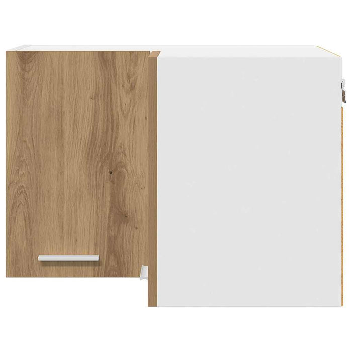 Dulap suspendat Riga Stejar Artisan și Alb 57 x 57 x 40 cm - WALTI WALTI