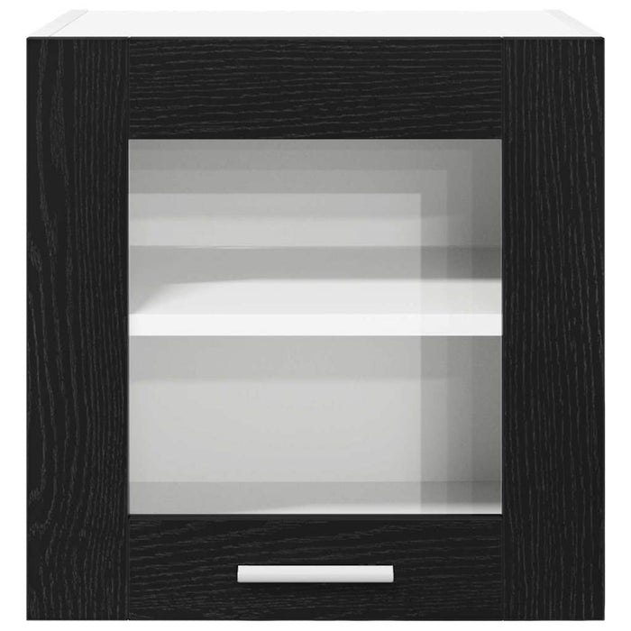 Dulap suspendat Riga Stejar Negru 40 x 31 x 40 cm Lemn compozit - WALTI WALTI