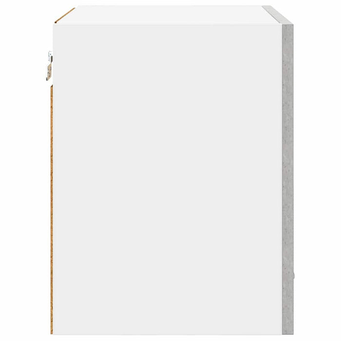 Dulap suspendat cu ușă Riga 2 pcs Gri din beton 40 x 31 x 40 cm - WALTI WALTI