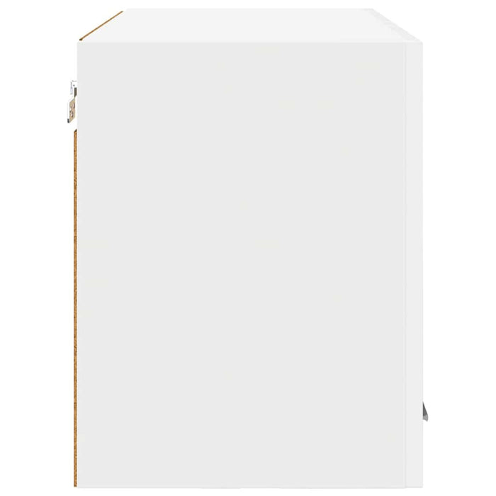 Dulap suspendat Riga 2 pcs Alb 60 x 31 x 40 cm Lemn compozit - WALTI WALTI