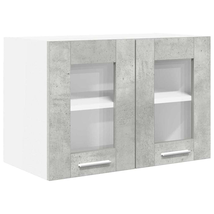 Dulap suspendat cu ușă Riga 2 pcs Gri din beton 60 x 31 x 40 cm - WALTI WALTI